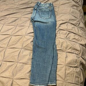 Kancan jeans size 27 distressed mid rise ankle skinny